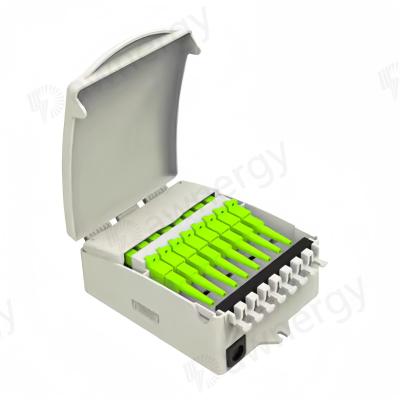 Cina Ftth Fiber Optical Ftth Box Indoor Fiber Splice Box Terminal Module Ftth 10 Core Fiber Optic Distribution Box Terminal in vendita