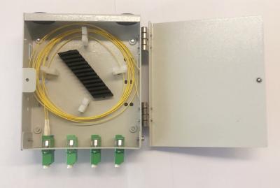 China 8  (16)  Core Indoor Metel Fiber Optic Distribution Box for sale