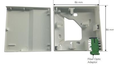 China Enchufe de pared de la fibra de DA-FDB-1A-A-8 1port en venta