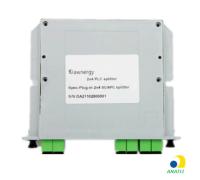 Cina 2xN Plug-in Tipo Fibra ottica PLC Splitter ITU-T G657A1 in vendita