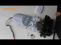 144 Core  In-line Type Fiber Optic Splice Closure