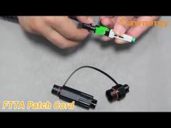 SC FTTH / FTTA Patch Cord Sealed Waterproof Mini Outdoor Multi - Purpose