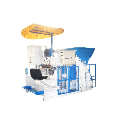 China Building Material Stores JH-10A Mobile Walking Hydraulic Brick Making Machine, Multifunctional Block Machine Cement Brick Making Machine for sale