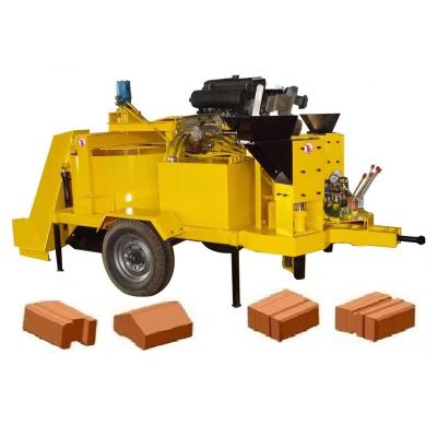 China Stores JH M7M4 Double Head Chain Stores JH M7M4 Mobile Brick Building Material Clay Machine Chain Hydraulic Brick Machine for sale