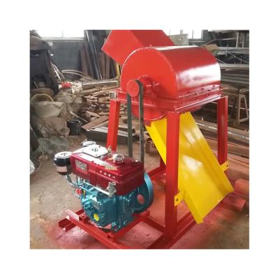 China Portable Diesel Glass Recycling Gold Broken Clay Machine Small Clay Hammer Mill Stone Crusher for sale