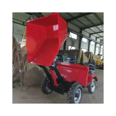 China Building Material Shops Construction Site Concrete Dump Truck Hydraulic Four Wheel Engineering Dump Truck for sale