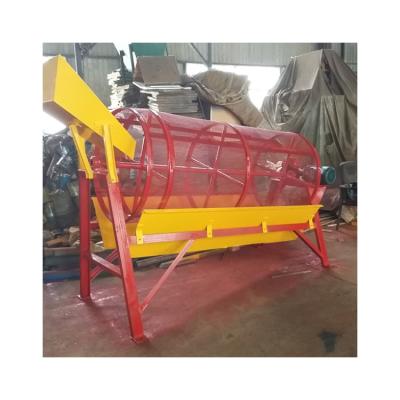 China Building Material Shops Industrial Soil Sand Gold Ming Rotary Trommel Roller Vibrating Screen Sieve Machine for sale