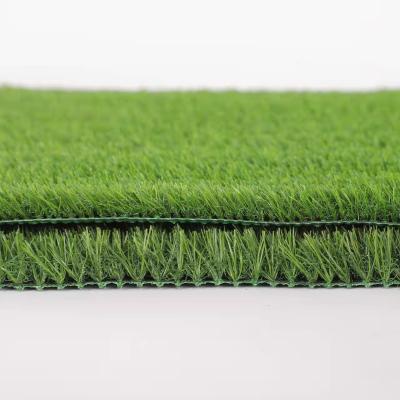 China Kindergarten Decoration Green Soft Artificial Grass Rainbow Synthetic Lawn for sale