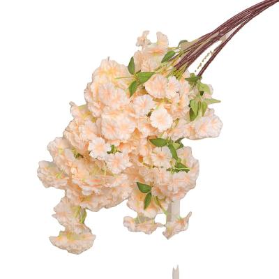 China Other 2022 Wholesale Artificial Flower Cherry Blossom Artificial Flower Fake Stem Wedding Decoration 2022 for sale