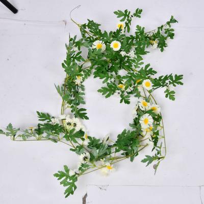 China Silk flower artificial flowers spring indoor and outdoor hanging ceiling decoration wall color peony rattan flowers for sale