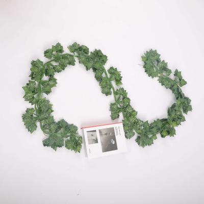 China Ivy Leaf Plant Simulation Rattan Silk Leaves Home Wedding Flower Decoration Branches Green Plant Artificial Plant Vines Wall Hanging for sale