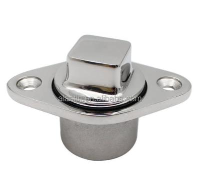 China 316 Stainless Steel Marine Water Oval Boat Yacht Drain Plug for sale