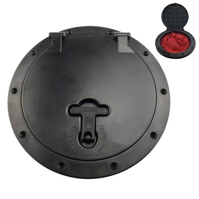 China Hot Selling Marine Nylon Plastic Black Boat Deck Hatches For Yacht for sale