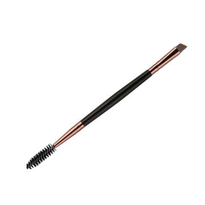 China 1Pcs Double Flat Head Brush Makeup Brush Plastic Make Up Handle 2 In 1 Brush + Eyebrow Paint Pencil Makeup Brushes Extension Tools for sale