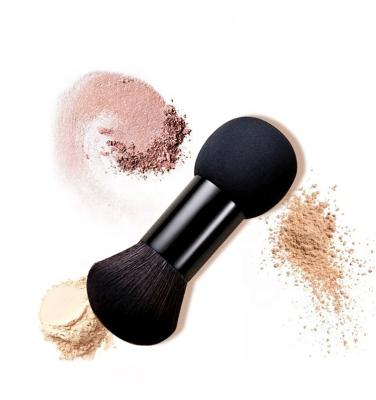 China Smudge Brush Double Ended Loose Powder Foundation Brush Makeup Brush And Multifunctional Sponge Blast Beauty Makeup Tools for sale