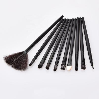 China Angular Blush 10pcs/15pcs/20PCS Champagne Eyeshadow Makeup Brushes with Leather Case Eyeliner Eyebrow Lash Makeup Brush Set for sale