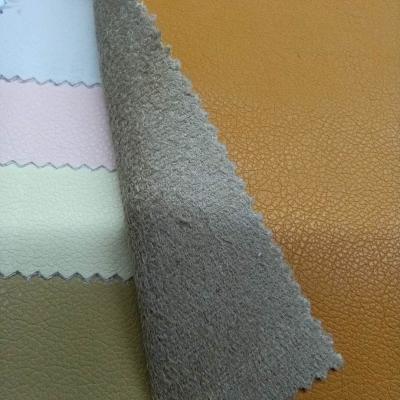 China Raw Material Waterproof Self Adhesive Leather For Double Face PU Leather SPA Cover Sofa Furniture Synthetic Leather for sale