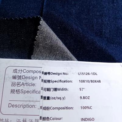 China Shrink-Resistant Denim Fabric Blue Denim Fabric Good Quality Woven Denim Fabric for sale