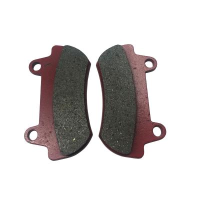 China High Performance Brake Pads Red Semi Metal/Ceramic Fiber/Carbon/Raw Material Motorcycle Parts Brake Pads Parts Copper Brake Pads for sale