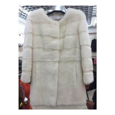 China Viable High Quality Natural Color Mink Fur Coat for sale