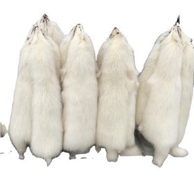 China Auto Upholstery Fur Netting For Garment Coat WHITE FOX FUR SKIN for sale