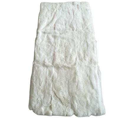 China 2022 Sale Of Best Factory Price Rex Rabbit Fur Pelts White for sale