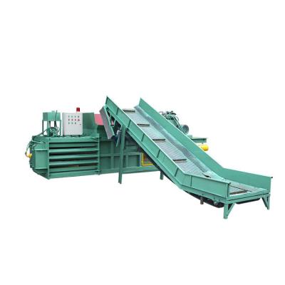 China Horizontal Food Waste Baling Baler Paper Machine /Hydraulic Scrap Baler Manufacturer for sale