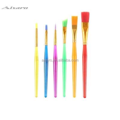 China Watercolor/Acrylic/Oil Paint Brush Set 6pcs Art Brush Drawing Brush Paint for sale