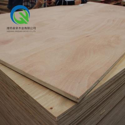 China Making furniture 4x8 waterproof commercial veneer plywood lowes poplar core fireproof for sale