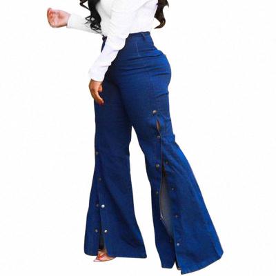 China Plus Size Jeans Women Skinny Denim Pants Casual Wide-Leg High Waist Stretch Jeans for sale