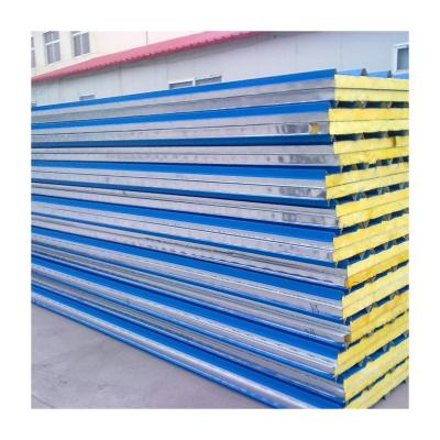 China Modern Cheap Price Customization High Quality Polyurethane Rock Wool Sandwich Panel for sale