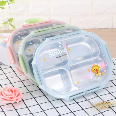 China Hot Selling Microwavable Bento Kids Lunch Box Microwave Food Container Safe School for sale