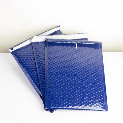 China Custom Eco Friendly Poly Mailer Mail Bags Metallic Aluminum Bubble Mailers Mailer Envelopes Bag for sale