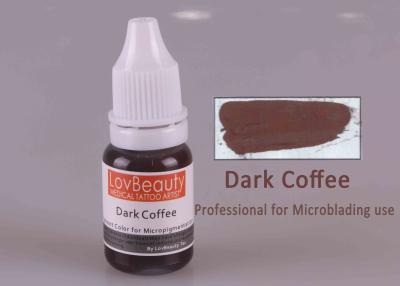 China Micro Blading Permanent Tattoo Ink Pigments Dark Coffee Medical Grade for sale