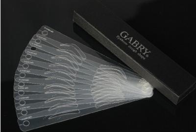 China Disposable Eyebrow Shaping Tools Gabry Microblading Eyebrow Shape Template for sale