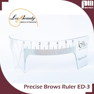 China Reuse 3D Eyebrow Shaping Tools Precise Permanent Makeup Eyebrow Ruler With Clear Line for sale