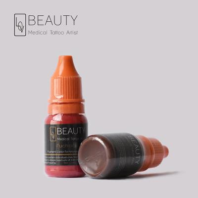 China Faster Coloring Health Permanent Makeup Ink For Lip Tattooing Peach Puff for sale