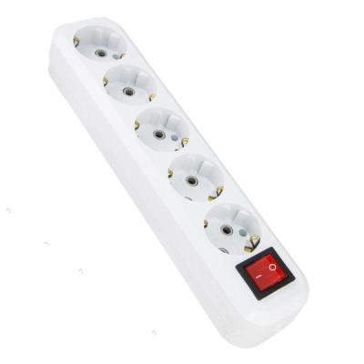 China Commercial 4way With Ground German Type Extension Leads Power Strip Extension Board Extension Socket 5way Power With Multi Outlets for sale