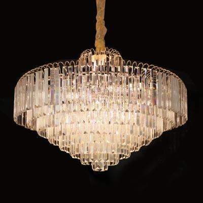 China High Quality Advanced Modern Fixtures Led Dining Room Crystal Ball Lighting 9329 Cafe Crystal Ceiling Light Hanging Lamps for sale