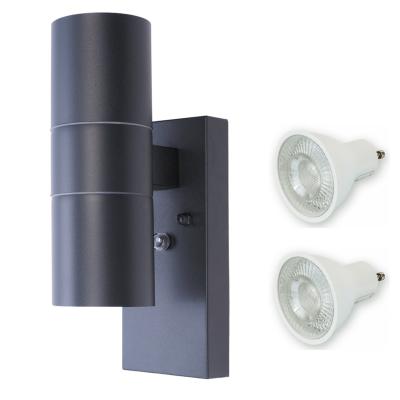 China Garden PIR Sensor Outdoor Through The Wall Light IP44 Waterproof Stainless Copper Or Solid Copper Outdoor Light for sale