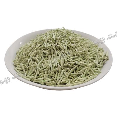 China 2021 3mm Viable Cat Sand Clumping Low Dust Tofu Edible Cat Litter Sand 7L for sale