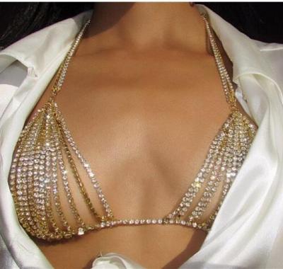 China Sexy Gold Plated Bikini Belly Body Chain Waist Fashion Chain Sexy Body Chain Jewelry Environmentally Friendly For Women 2021 for sale