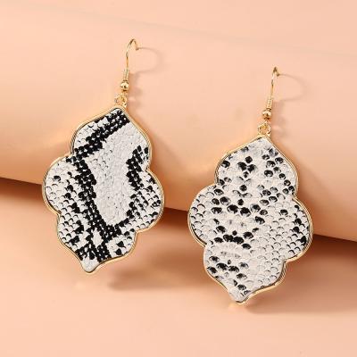 China Gold Environmental Friendly Snake Mail Geometric S925 Stainless Steel Allergy - Resistant Earrings For Women for sale