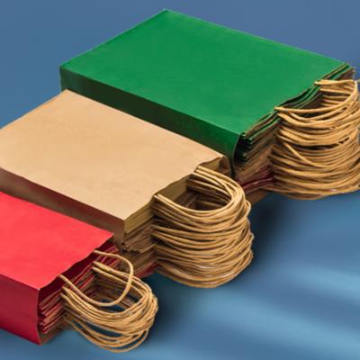 China paper & Carton Customized Logo Eco - Friendly Paper Tape Paper Bag for sale