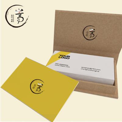 China paper & Hot Stamping Cardboard Business Card, Creative High-end Business, Double Sided Black Card for sale