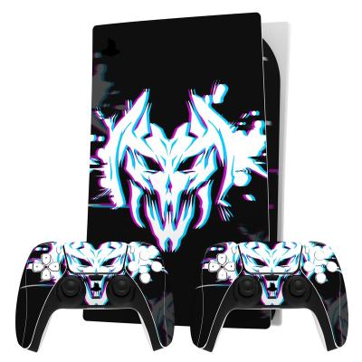 China Custom Vinyl Protective Cover Decal Wrap Gamepad Accessories For Playstation 5 Vinyl Decal Stickers Peel Off PS5 Decal Wrap Skin Stickers For PS5 Controller Consoles for sale