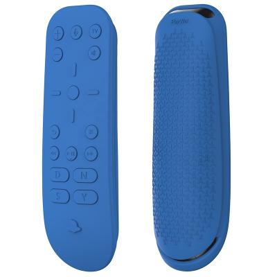 China OEM DIY PlayVital Remote Control Grip Cover Soft Silicone Sleeve Protective Blue Shockproof Anti-Slip Case for PS5 Media Remote for sale