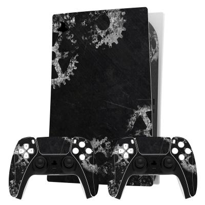 China Custom Vinyl Protective Cover Decal Wrap Gamepad PS5 Accessories Peels Sticker Cover Decals Vinyl Stickers for Console and 2 Controllers Shell Cases Cover for sale