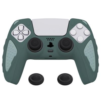 China Custom Made Silicone Sleeve Skin Cover Prevent Scratches Anti-Slip Soft Rubber Silicone PS5 Skin Cover Protective Case For PS5 Wireless Controller for sale