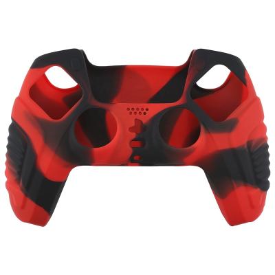 China Multi Colored Grip Protector Silicone Controller Case Camouflage Silicone Sleeve Cover Skin Custom Gamepad Protective Case For PS5 Gamepad Protection for sale